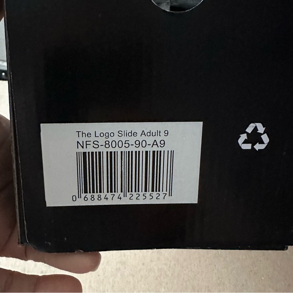 Nfinity Logo Slides - New In Box - Black - Picture 2 of 5